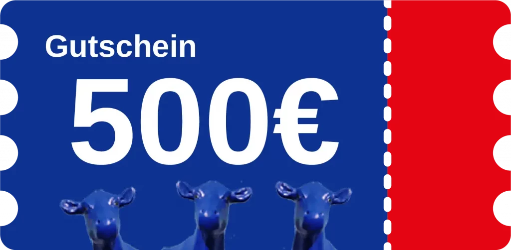 500 Euro Gutschein - Media Autohandel Blaue Kuh